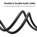 UGREEN 3.5mm to 3.5mm Stereo Audio Cable 4 Pole TRRS 4-Conductor Auxiliary Male to Male Jack HiFi Support Aux Cable for Speaker, TV, Headset, Microphone, Computer, TV. 