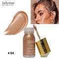 Huxiabeauty Silky Glow Liquid Eyeshadow Highlighter Quick Dray Best Shine  For Girls And Women 15ml. 