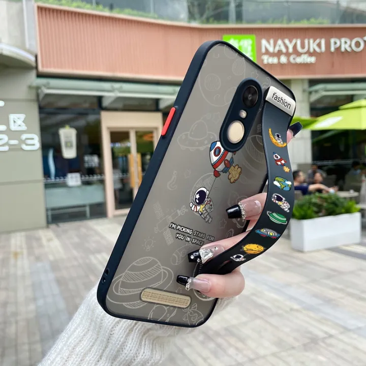 JIUMOO%20for%20Redmi%20Note%202%20Case%20With%20Wristband%20Thin%20Frosted%20Transparent%20Hard%20Full%20Cover%20Camera%20Silicone%20Softcase%20Fashion%20Popular%20Space%20Astronaut%20Pattern%20Casing%20Shockproof%20Protection%20Cases%20-%20Image%206