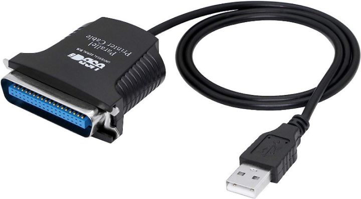 USB to Parallel Printer Cable, 36pin USB Port Adapter Adaptor Cable Lead IEEE1284 , USB to DB36 Female Port LPT Parallel Printer Print Converter Cable, USB to DB36 Female Parallel Print Printer Converter Cable LPT Bi-directional