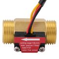 1 Piece of Yf-B1 Turbine Water Flow Sensor G1 / 2 Inch Electromagnetic Brass In-Line Hall Switch Male Thread 1-25 L/Min. 