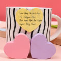 120 Sheets Heart-Shaped Post-It Note 50*43mm Cute Sticky Note School Stationery Supplies Office Tool. 