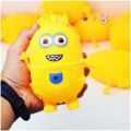 1pcs Stress Relief Minion Puffer Ball Toy Air Filled Sensory Fidget Toy Light Up Glow in the Dark. 