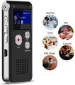 Portable LCD Screen 8GB Digital Voice Recorder - MP3 Player & Telephone Audio Recorder. 