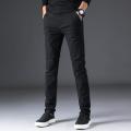 Black Cotton Jeans for men - Classic Pants. 