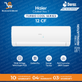 Haier Split Ac- Model HSU-12CF | Turbo Cool Series | 1 Ton  Wide Voltage - Full BTU-White Color /10 Years Warranty/ with Haier Free Installation. 