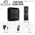 X96Q 4GB / 64GB - Android 12 - Quad Core 4K Android Smart TV Box - Allwinner H313 Quad Core. 