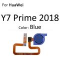 Fingerprint Scanner Connector For HuaWei Y9 Y7 Y6 Prime Pro 2019 2018 2017 Touch Sensor ID Home Return Button Key Flex Cable. 