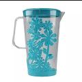Pitcher Jug Transparent Beautiful Design 2.5 Ltrs (Multicolours). 