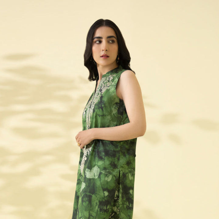 Sapphire Unstitched for Women - 2 Piece - Digital Printed  Embroidered Lawn Suit
