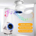 E27 Remote Control LED Football Soccer Light Bulb  Color Changing Atmosphere Stage KTV Smart Bluetooth Music Lamp,  Football UFO Music Lamp. 