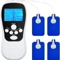 Blueidea Digital Therapy Machine Massager Health Tens Acupuncture Device Relaxing Massage & Relaxation Tens Acupuncture Electric Digital Therapy Machine Neck Back Machine Massage Body Shaper Slimming Electronic. 