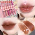 CACE Double Head Lip Glaze Silk Smooth Moisturizing Lip Gloss Non Stick Cup Exquisite Lipstick. 