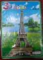 DIY 3D Jigsaw Puzzle Toy Build Your Own Eiffel Tower Model Fun and Learn Education Through Playing 4 sheets Gadget. 