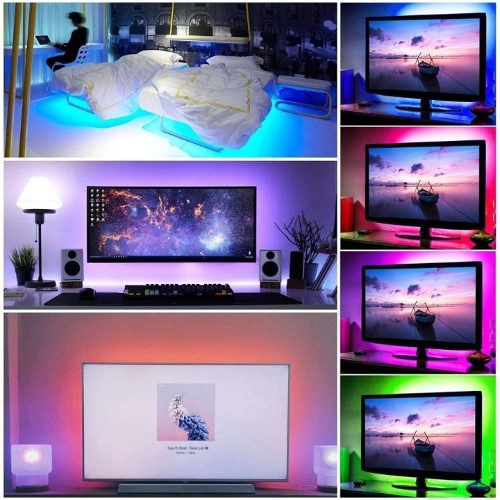 Rgb%20Led%20Strip%20Light%20Waterproof%20Safe%20and%20Touchable%20,DIY%20Indoor%20Decoration,%20TV%20Backlight,%20Remote%20Control%20Color%20Changing%205%20meters.%20-%20Image%202