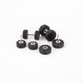 【Solo Yolo】Log Hip Hop Rock round Hipster Wood Boys and Girls Dumbbell Ear Studs Wooden Ear Studs. 