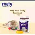 Fluffy Cat Food. 