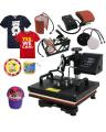 T-Shirt Mug Cap Printing Heat Press Machine-5 in 1. 