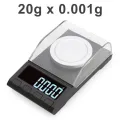 0.001G Precision Electronic Scales Digital Weighing Gem Jewelry Diamond Scale Portable Lab Weight Milligram Scale 20G 0.001G. 