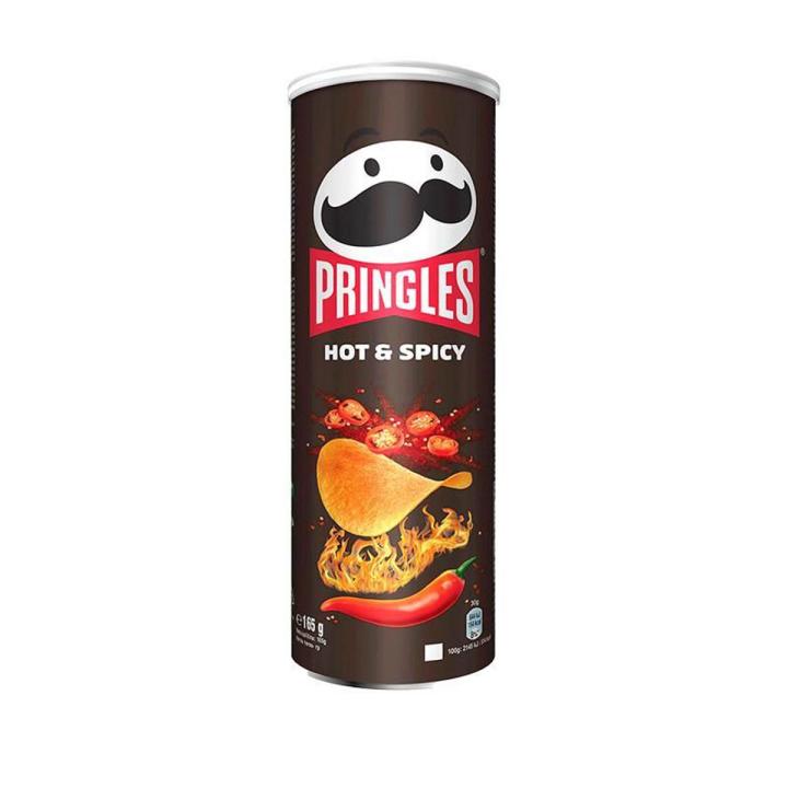 Pringles Hot & Spicy 165 gram Box (Made in Belgium)
