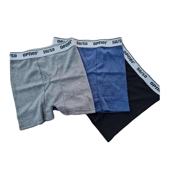 Pack of 3 Boxer Underwear for Men and Boys