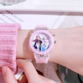 【Frozen】Watch For Kids Girls, Relo For Kids Girls, Digital Watch For Kids, Watch For Kids Boy, Relo For Kids Boys, Kids Digital Watch and Bracelet Set Cute Cartoon Child Luminous Wristwatch, Watch For Kids Girls Buy 1 Take 1 Waterproof. 