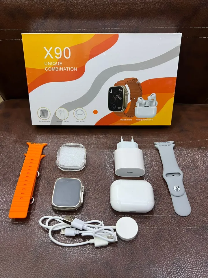 X90 X9 Unique Combination Ultra Smart Watch With Free Case Or