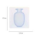 Unique Flower Pot Silicone Vase Magic Rubber Silicone Sticky Flower wall hanging Vase Container Floret Bottle Silicone Self Adhesive wall Mounted Flower Vase NOTE random color will be delivered. 