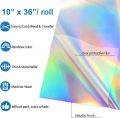 Best Quality Holographic Vinyl sheet 10*36". 