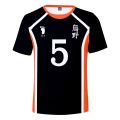 Haikyuu Jersey Cosplay Costume Karasuno High School T-shirt Short Sleeve Sport Uniform TobioTop Shoyo Tee Free Gift. 