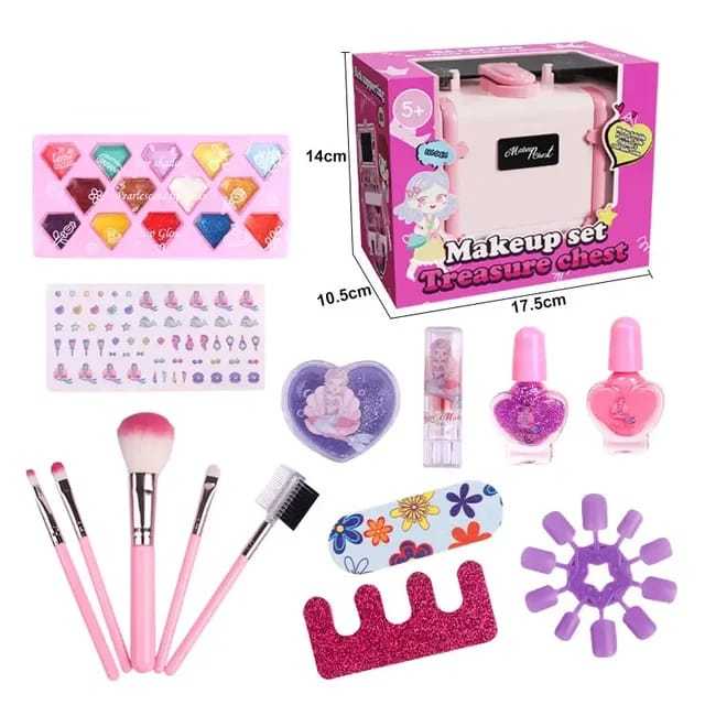 Little%20Girls%20Beauty%20Makeup%20Kit%20With%20Bag%20Toy%20-%20Pink%20-%20Image%202