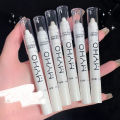 Glitter Highlighter Pen Waterproof Pearlescent Matte White Sliver Diamond Brighten Lying Silkworm Eyeshadow Stick Facial Makeup. 