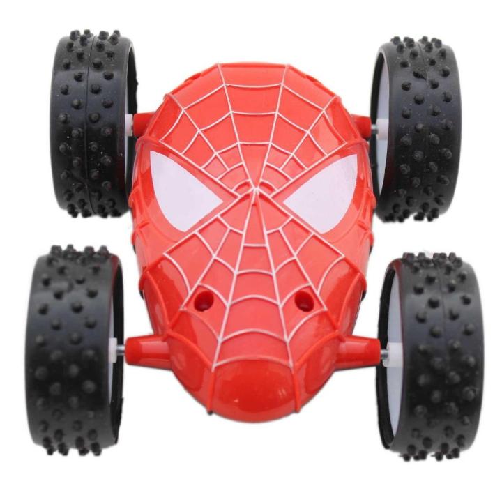 mini Fancy Two Sided Spiderman Car (Red, Black, Blue)