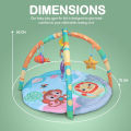 Baby Play Mat with Hanging Toys - Play mat-Play mat for kids-Indoor games baby - Baby Play gym Mat with Hanging Toys. 