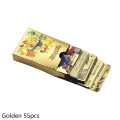 55 Pcs Pokémon Gold Foil Cards Anime Cartoon Pokémon English Version Tcg Card Pokémon Cards Box For Fans Rare Collection Card Child Toys Gifts Golden Edition. 