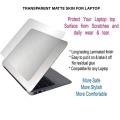Laptop Transparent Matte Vinyl Skin Sticker Cover for All size laptops. 