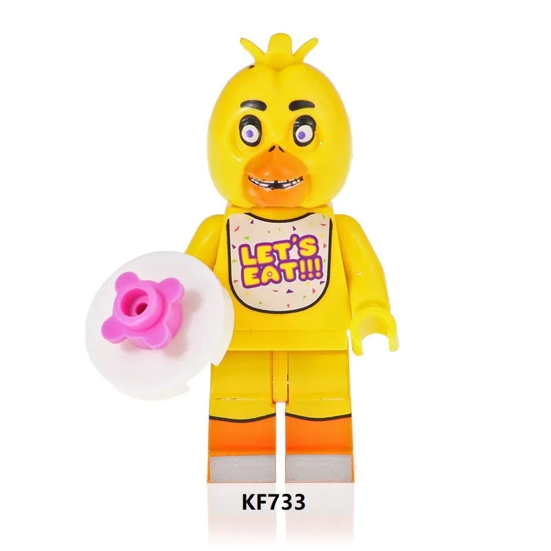 PinShang Available Lego FNAF Building Blocks Foxy Chica Bonnie