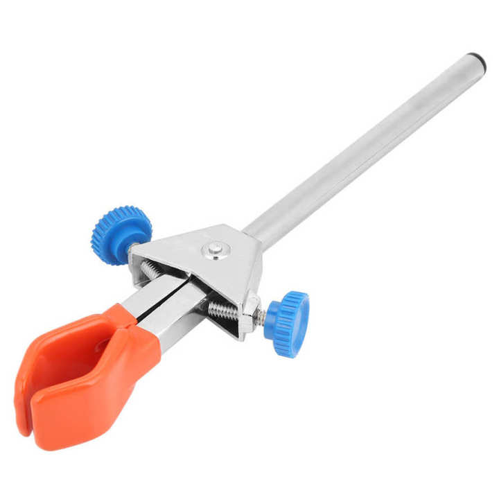Laboratory Instrument Double Regulator Chemical Flask Clamp Test Tube Holder In