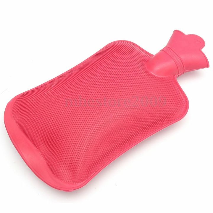 Thick Silicone Rubber Hot Water Bottle Irrigation Hand Warmers Warm Palace Bag