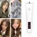 Frost Cream Neutral Hair Care Grey Hair Dye Cream Neutral Smoky Grey Punk Style 100ml Light Grey Silver Permanent Hair Color. 