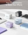 Anker 521 Charger (Nano Pro),40W PIQ 3.0 Dual Port Compact Fast USB C Charger , for iPhone 14/13 Mini,Xiaomi. 