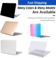 Hardshell Case Protection Case Cover For Apple MacBook Pro Air Retina A1398 A1278 Compatible with MacBook New Pro Air A1706 A1708 A1989 A2159 A2251 A2289  A2338  A1932, A2179, A2337- Black ,Silver & Transparent Color. 