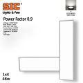 SIC LED SMD Panel Light 1x4 – 48W | 110LM/W High Brightness | Energy Efficient | Cool Daylight Netural White Warm White | Powr Factor 0.9. 