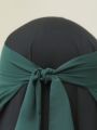 EMERALD GREEN FORHEAD NIQAB SUPER BREATHABLE & COMFY. 