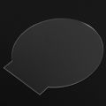 2mm Acrylic Sheet Clear for LED Light Base Signs DIY Display 6 Pcs. 