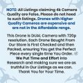 J6 Pro Drone Brushless Motors HD Camera RC Quadcopter with Wi-Fi FPV, Headless Mode, One-Key Takeoff/Landing, Altitude Hold, Obstacle Avoidance & Remote Control – Beginner Camera Drone. 