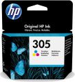 HP 305 Cartridge - Tri Color - 100% Original Ink Cartridge. 