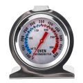 Stainless Steel Dial Oven Thermometer Grill Temperature Gauge For Home Kitchen Food Meat - Hang or Stand in Oven. 