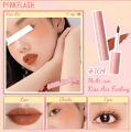PINKFLASH  Matte Water Proof Liquid Long Lasting Transfer Proof Lip & Cheek Duo Matte Tint 2.3ml M01. 