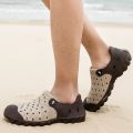 Summer Hole Shoes New Men Garden Casual Male Sandals Rubber Clogs For Men Summer Slides fashion Swimming Jelly Shoes Size 40-46. 